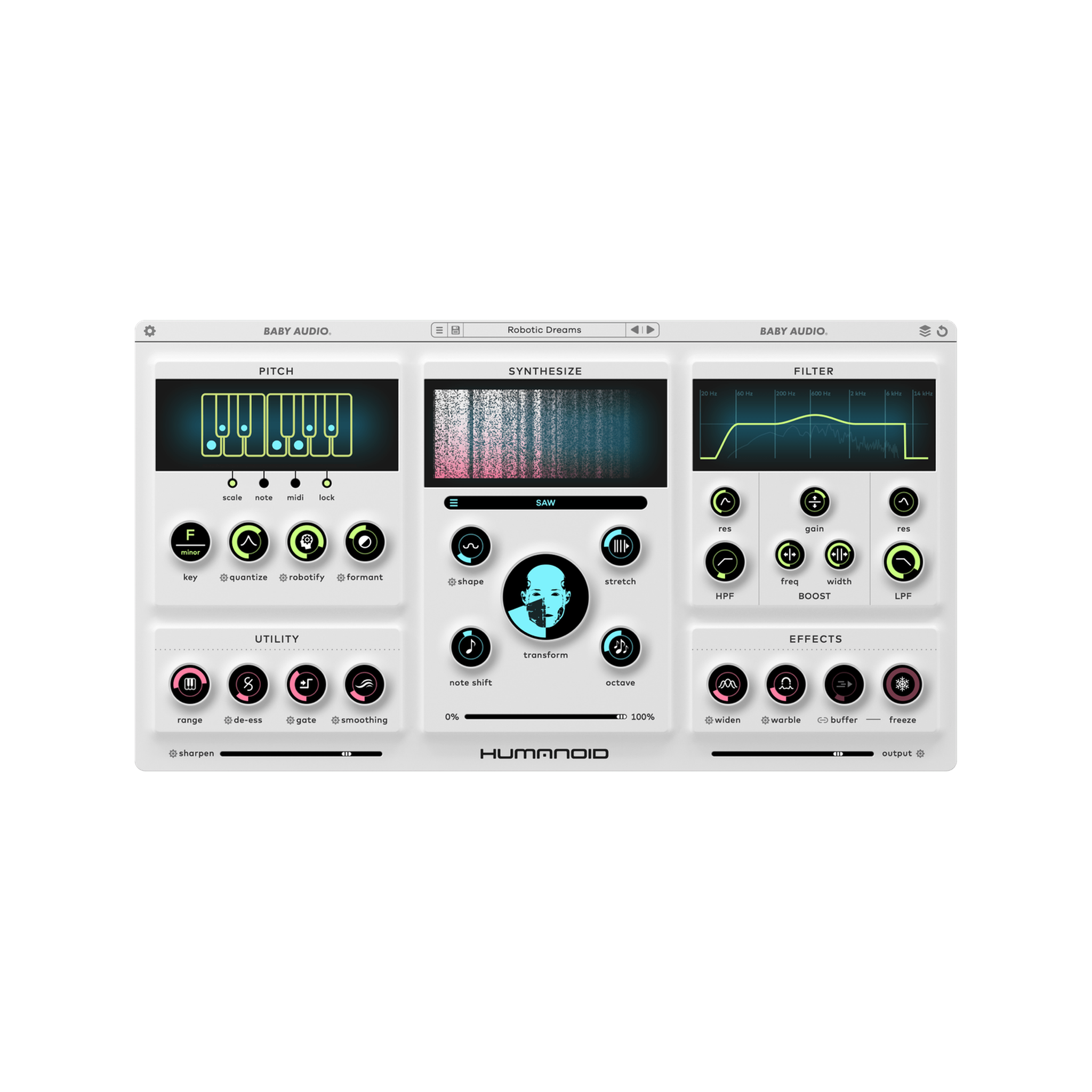 Humanoid Baby Audio Interface